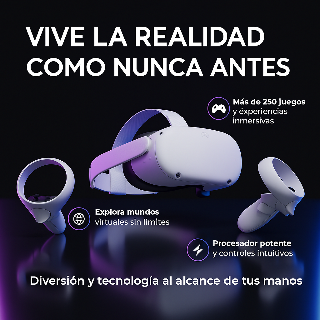 🕶️ Meta Quest 2 – Vive la Realidad Virtual sin Límites