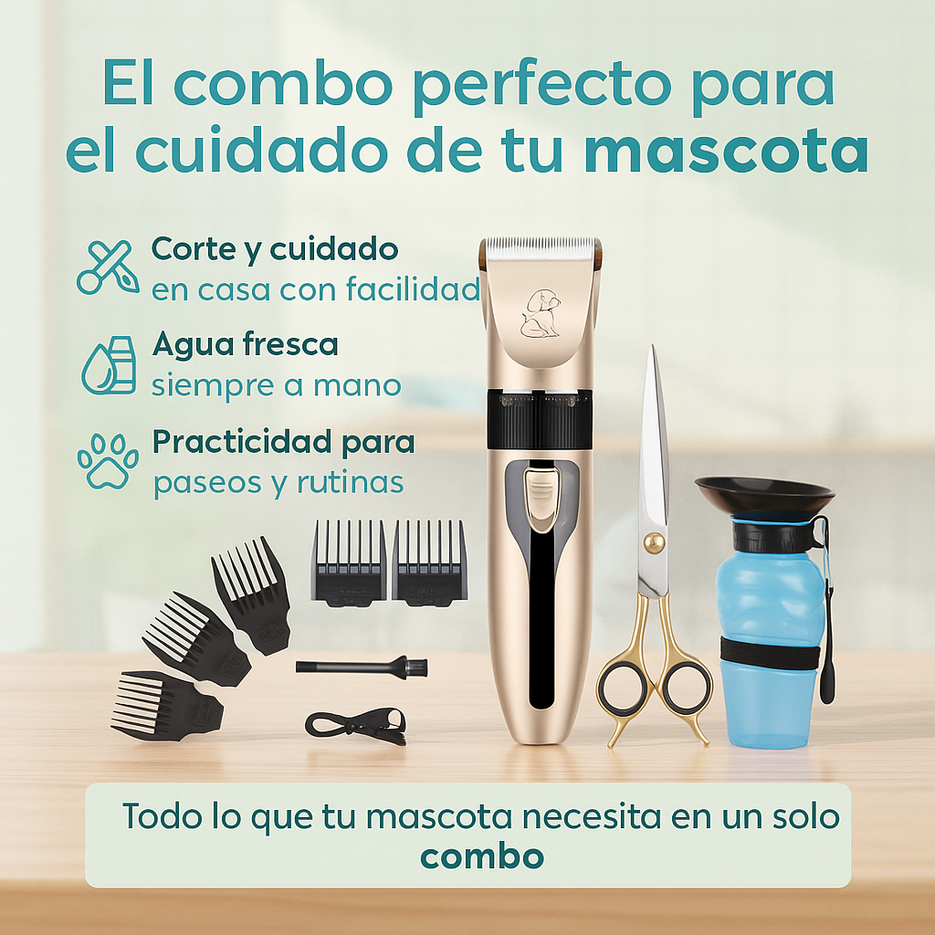PetCare Combo – Hidratación y estilo en un solo pack