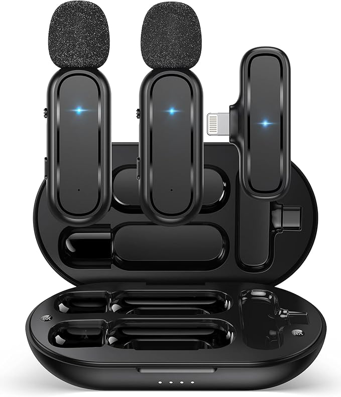 Micrófono Wireless Dual USB‑C Para Teléfono 📲