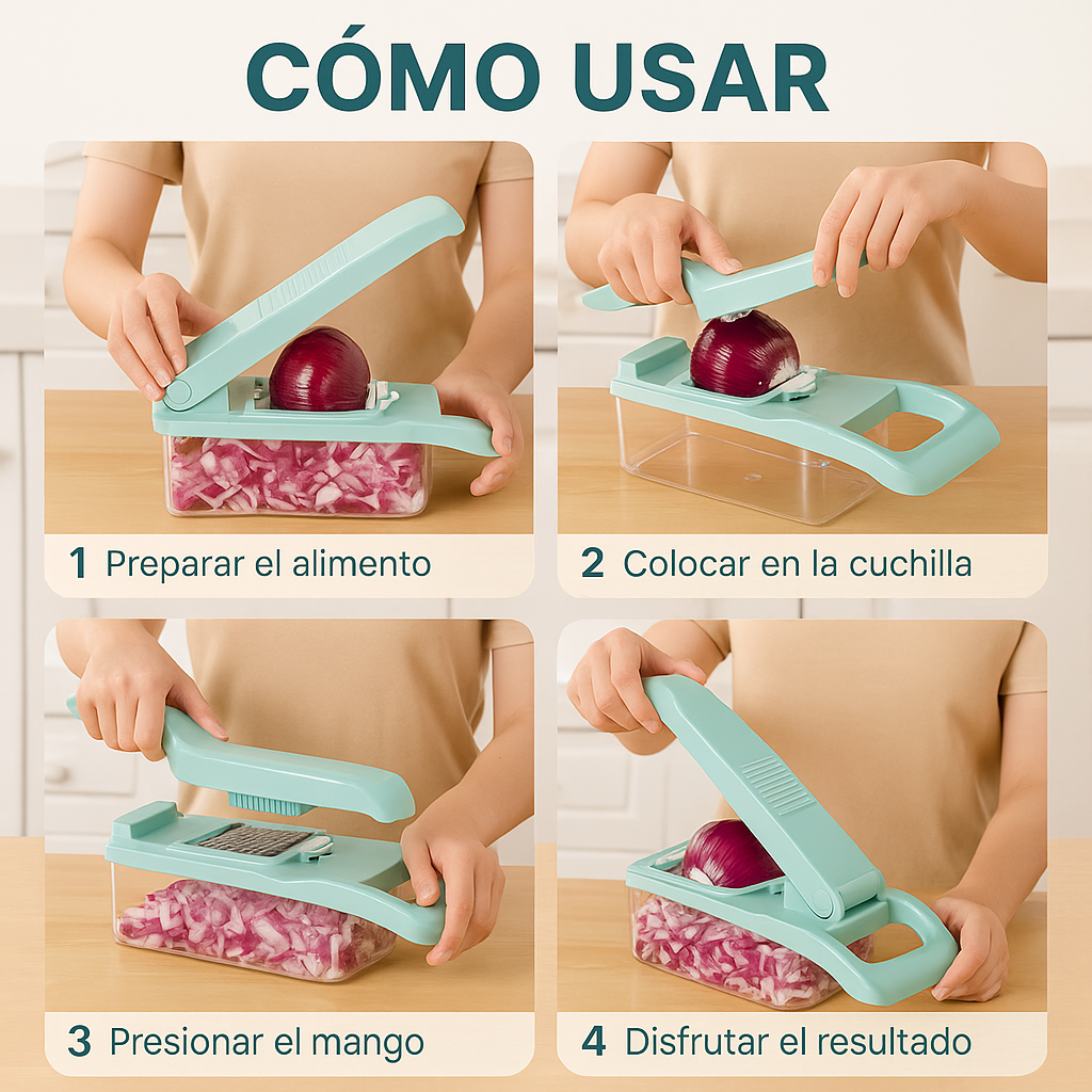 CORTADORA DE VEGETALES | 10 EN 1