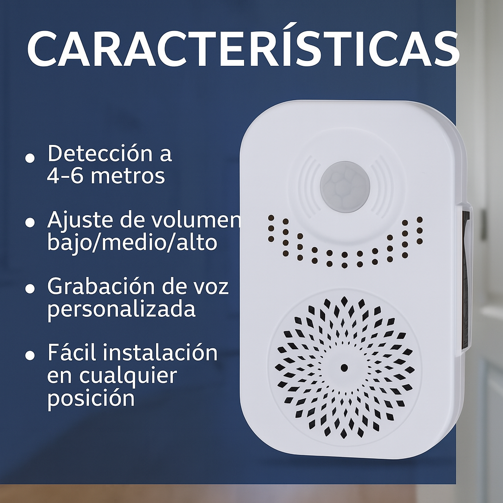TIMBRE CON SENSOR DE MOVIMIENTO