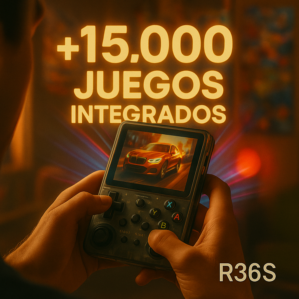 CONSOLA GAMER R36S® - VIRAL DE TIKTOK