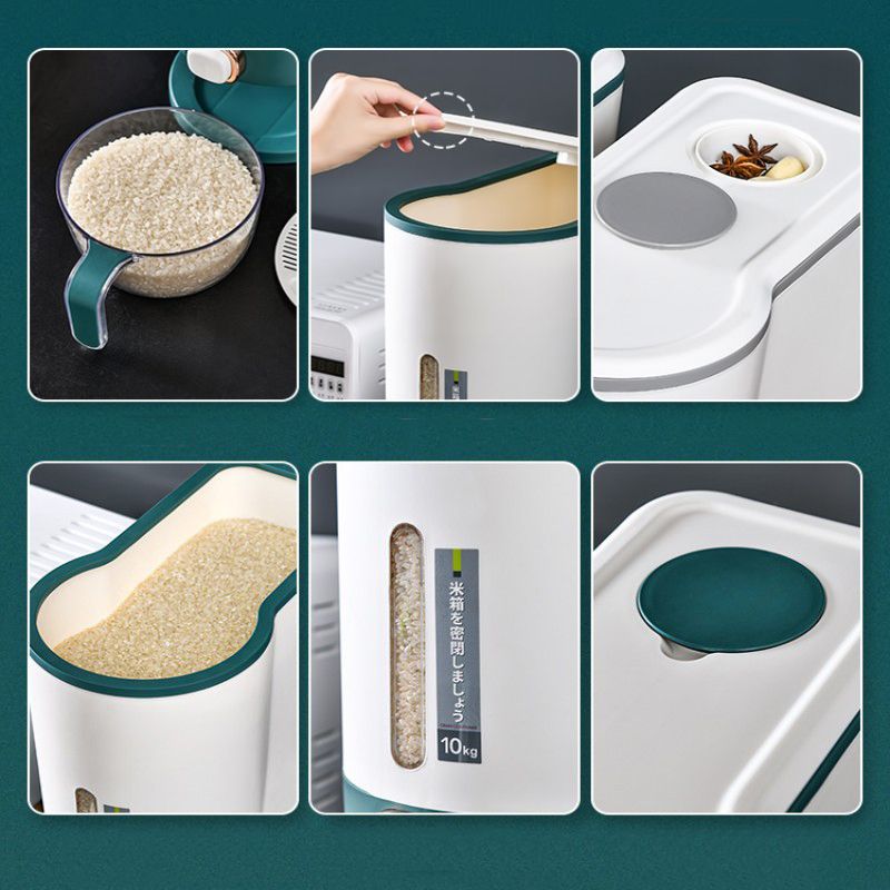 Dispensador de arroz de 10kg