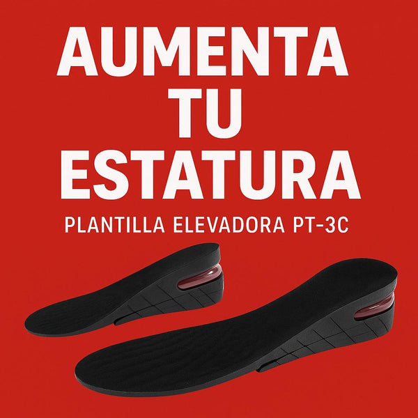 Plantillas Elevadoras de Estatura - Set de 3 Niveles