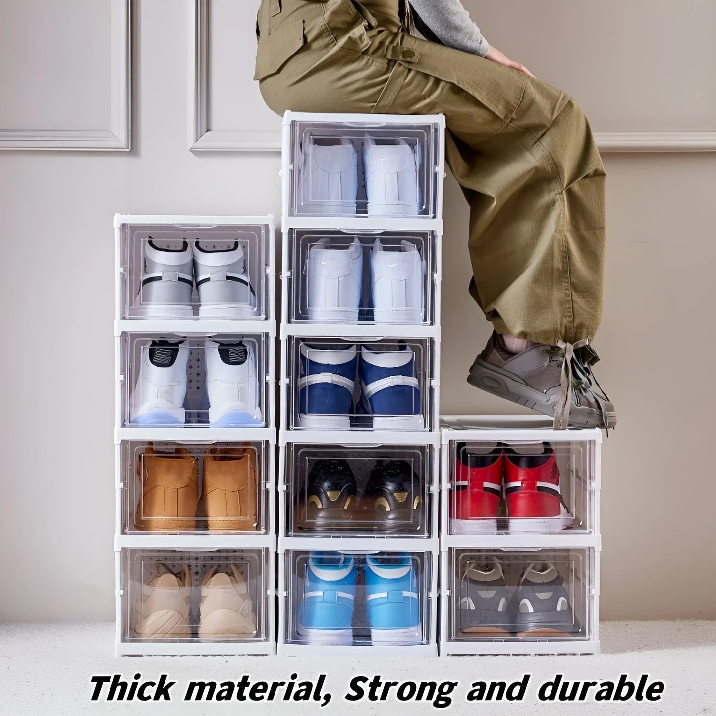 Zapatera Acrílica Plegable - SET DE 6 NIVELES