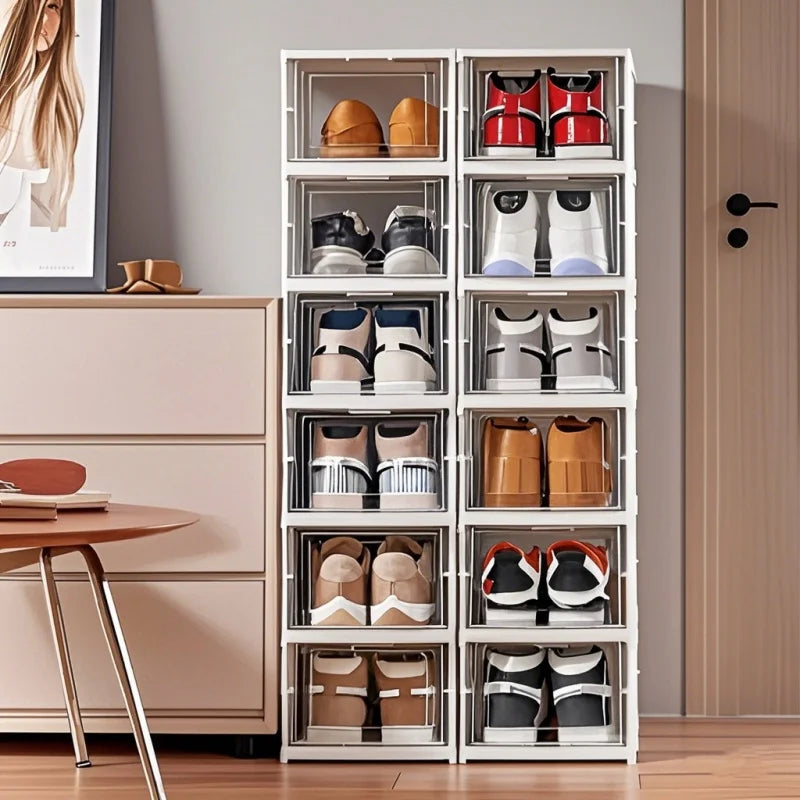 Zapatera Acrílica Plegable - SET DE 6 NIVELES