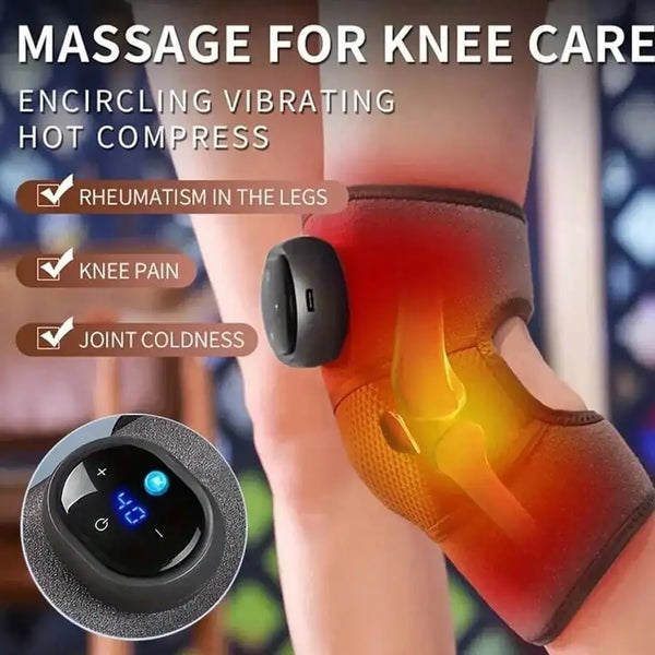 Pad de Masaje para Rodillas Calor y Vibración