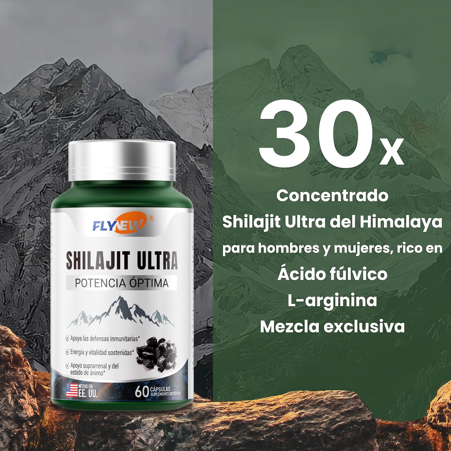 Shilajit Ultra - Rinde como un Toro