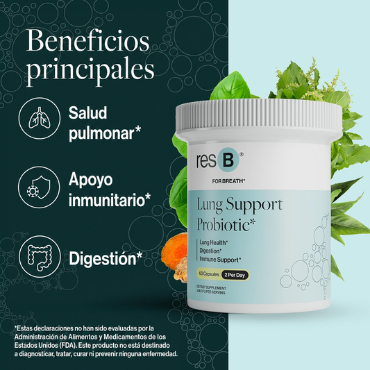 El Probiótico #1 Recomendado por Neumólogos para Respirar Profundo y Sin Tos