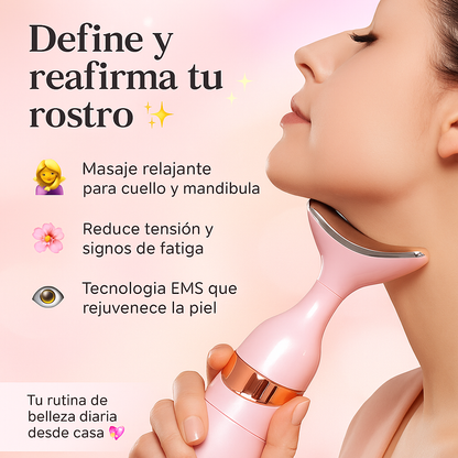 ✨ Dispositivo Facial 3 en 1 EMS | Reafirma, Rejuvenece y Adelgaza al Instante