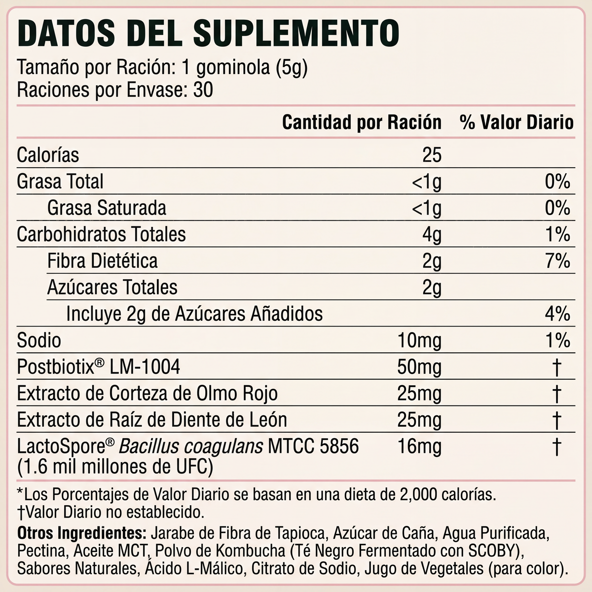 Kombucha en Gomitas Probióticas - 2X1 = 60 GOMITAS