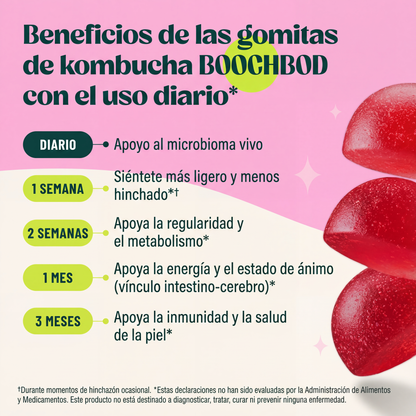 Kombucha en Gomitas Probióticas - 2X1 = 60 GOMITAS