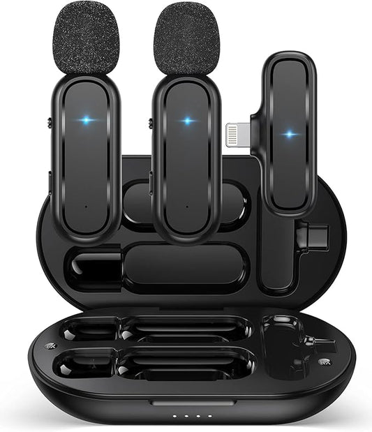 Micrófono Wireless Dual USB‑C Para Teléfono 📲
