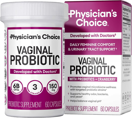 Vaginal Probiotic - 60 capsulas - protege tu flora vaginal de manera natural
