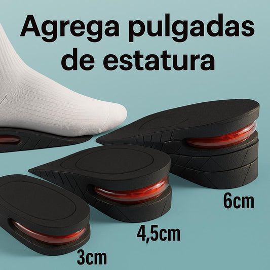 Plantillas Elevadoras de Estatura - Set de 3 Niveles