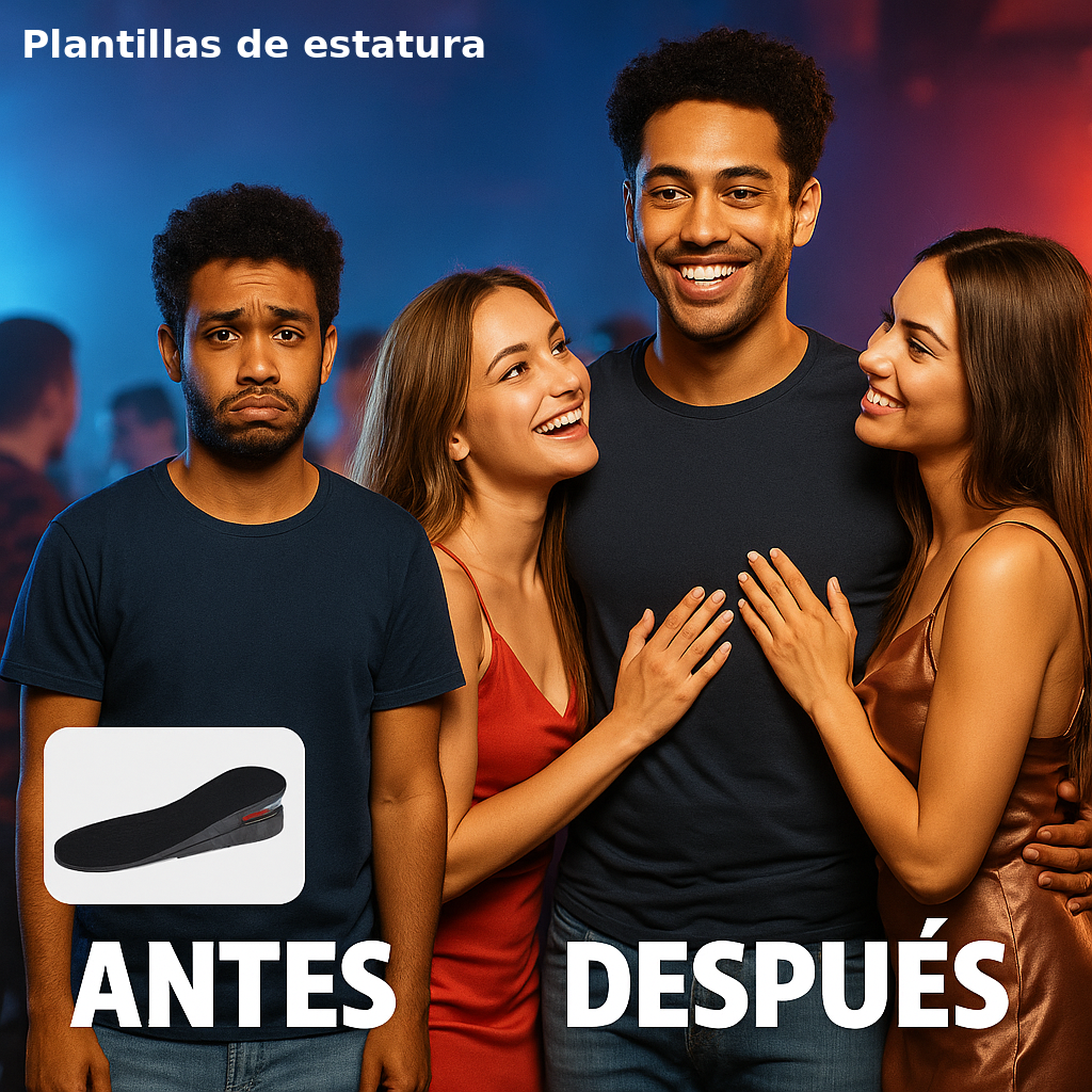 Plantillas Elevadoras de Estatura - Set de 3 Niveles