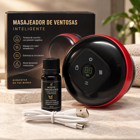 Ventosa Masajeadora Automatica - Aceite incluido