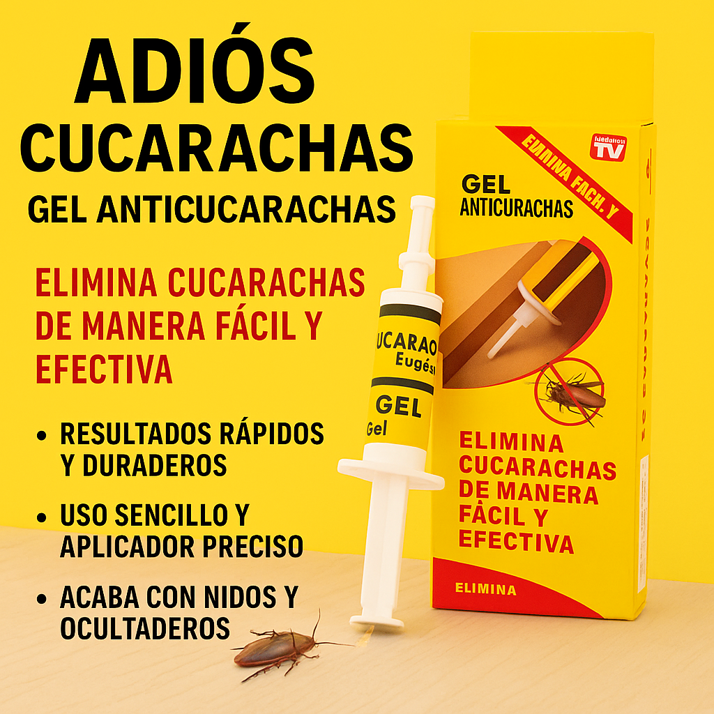 Adiós Plagas | Gel anti-cucarachas