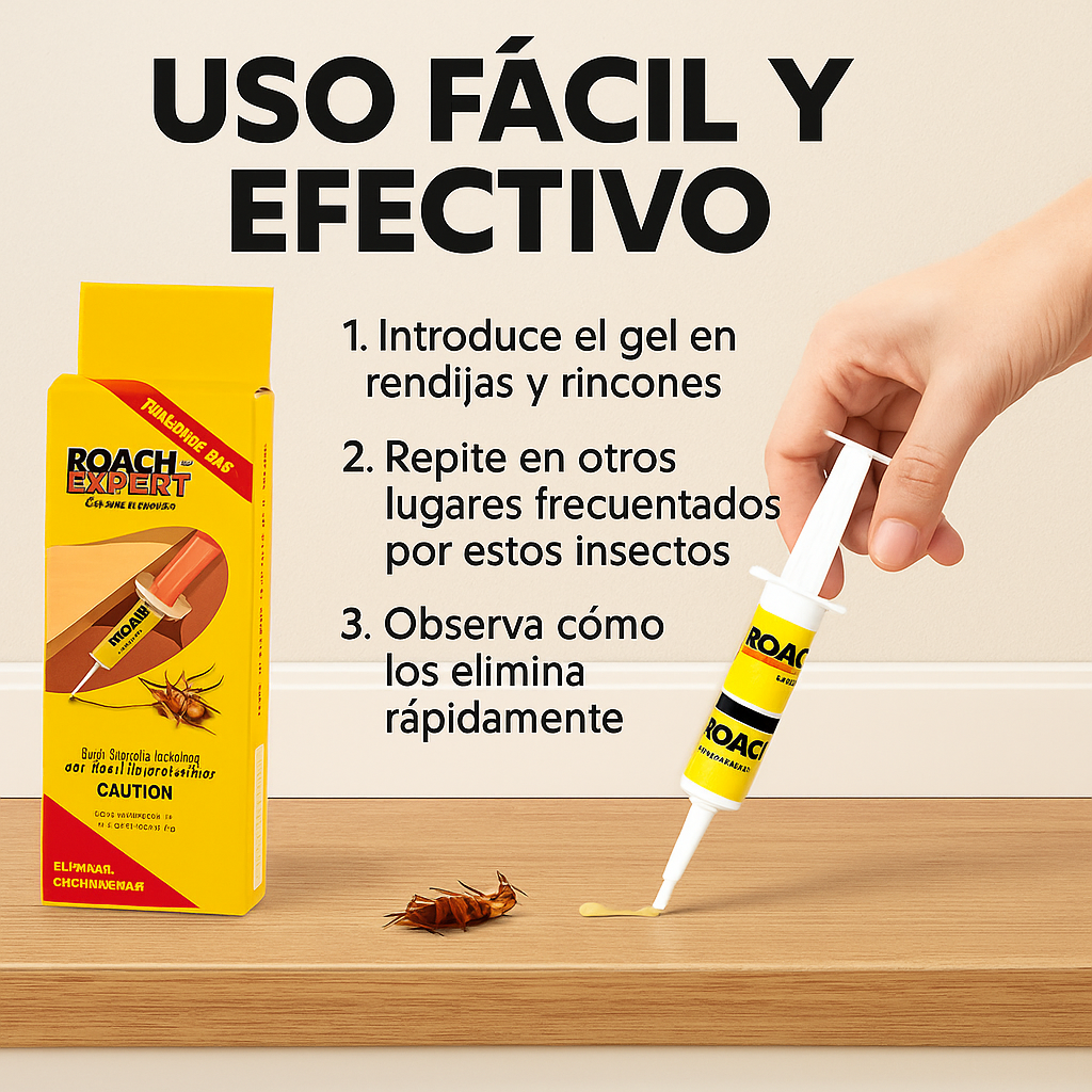 Adiós Plagas | Gel anti-cucarachas