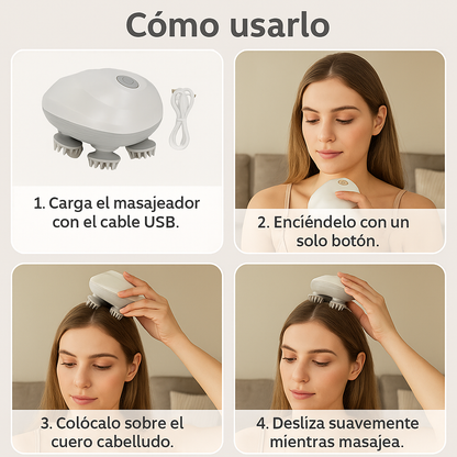 Masajeador de cuero cabelludo