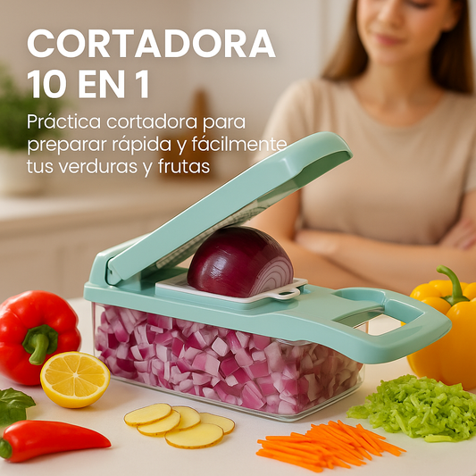 CORTADORA DE VEGETALES | 10 EN 1