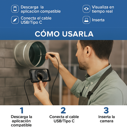 CAMARA ENDOSCOPICA | 3 EN 1