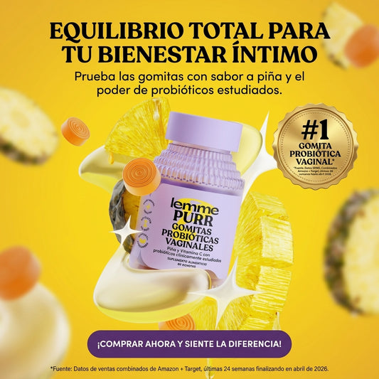 Lemme Purr Gomitas Probioticas Vaginales - 60 Gomitas