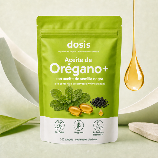 Aceite de Orégano + Semilla Negra | 300 Capsulas Blandas