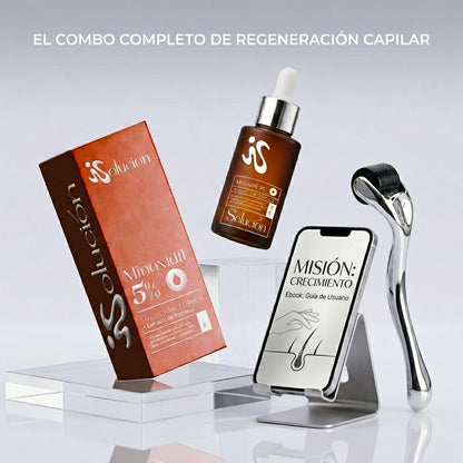 Combo Minoxidil + Dermaroller | Adios Calvicie