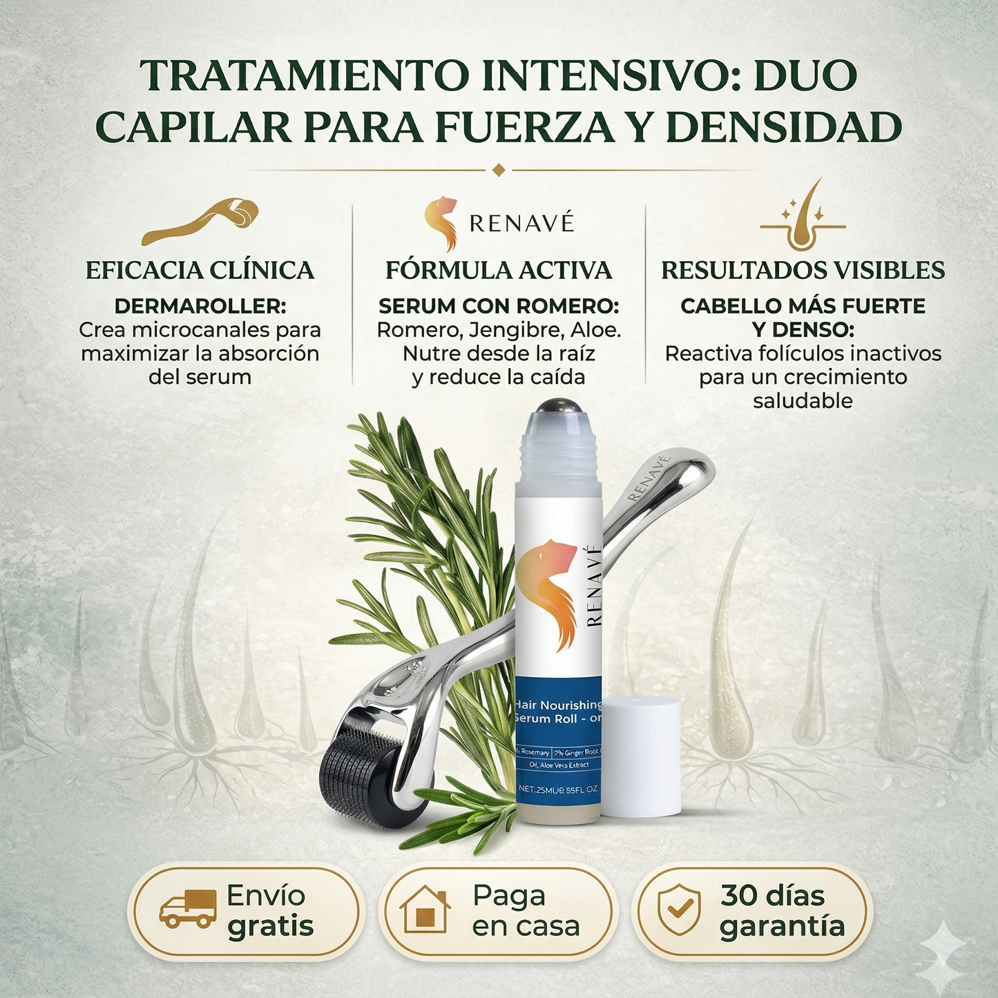 Bodywise + Dermaroller = Vence la Calvicie de una vez por todas