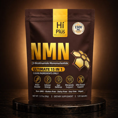 Hi Plus NMN Complex 1500MG - 15 en 1 Balance Celular en 120 Capsulas