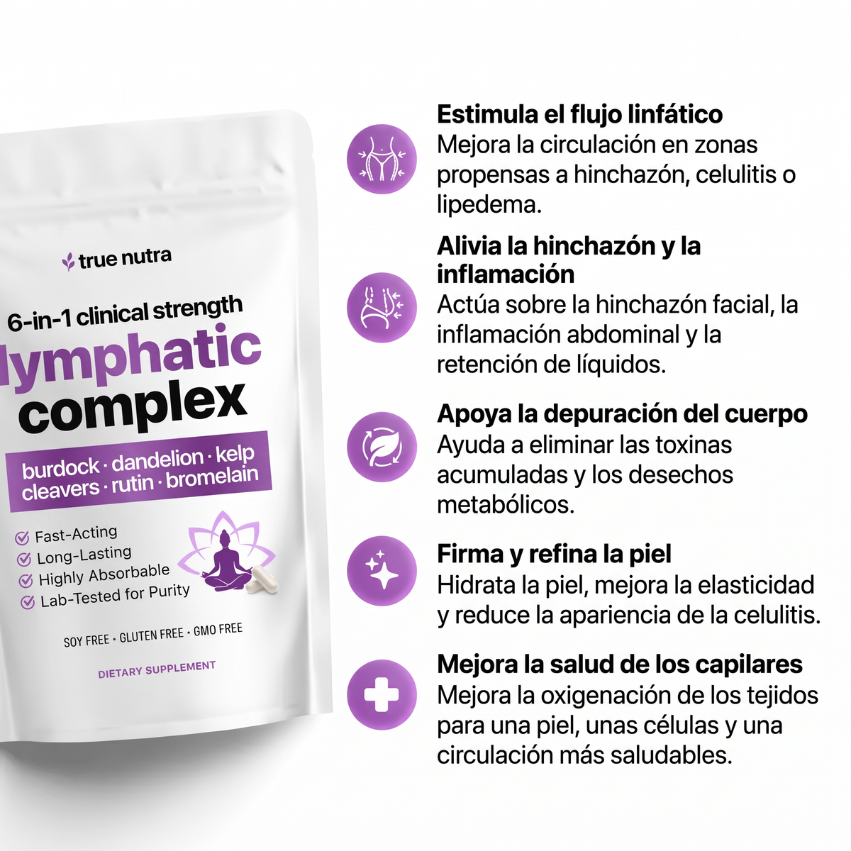 Complejo Linfatico 6 en 1 - 120 Capsulas