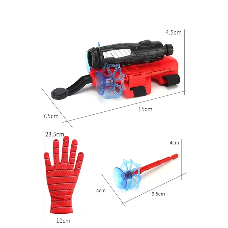 GUANTES DE SPIDER-MAN CON DARDOS 2X1 - ¡Sé el Superhéroe que Siempre Has Soñado!