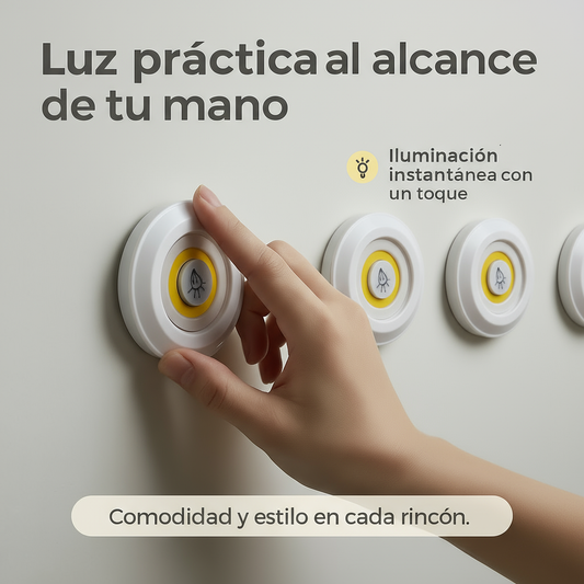 Luces LED Adhesivas x3 con Control Remoto