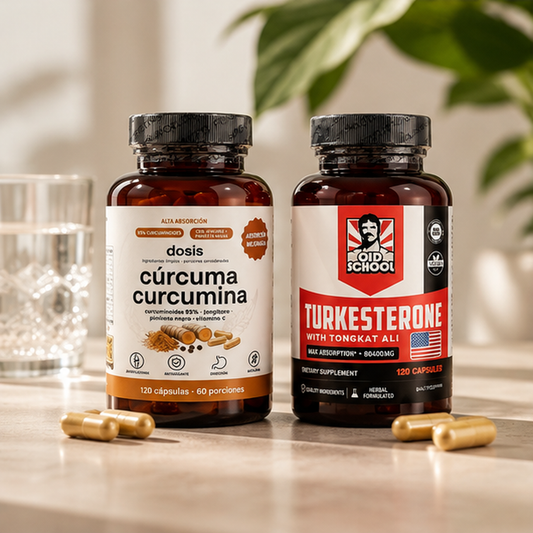 Turkesterona Booster + Complejo de Curcuma - Revitaliza tu vida