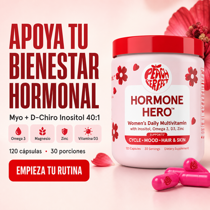 Peach Perfect Hormone Hero - 120 Capsulas