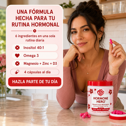 Peach Perfect Hormone Hero - 120 Capsulas