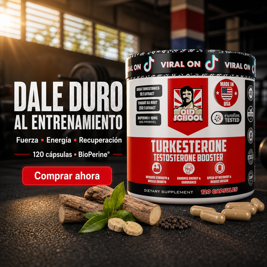 TURKESTERONA DE 120 CAPSULAS - BOOSTER DE TESTOSTERONA