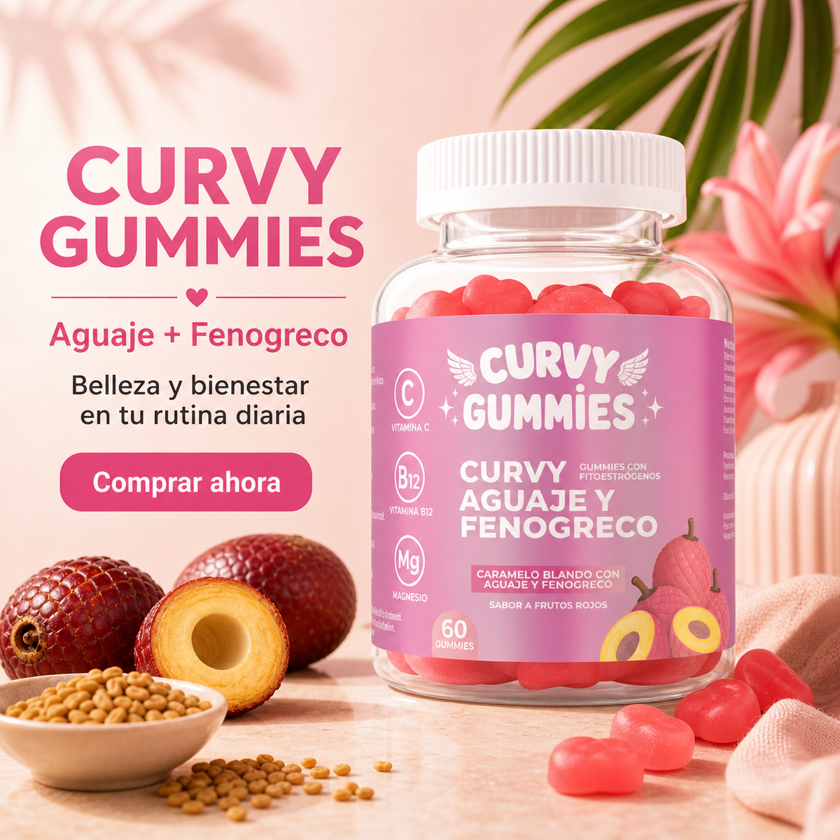 CURVY GUMMIES - 120 Gomitas