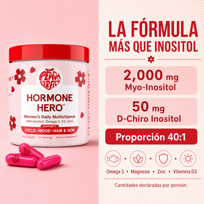 Peach Perfect Hormone Hero - 120 Capsulas