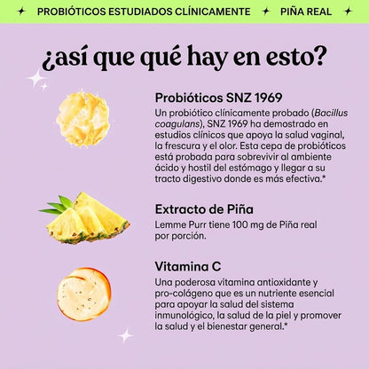 Lemme Purr Gomitas Probioticas Vaginales - 60 Gomitas