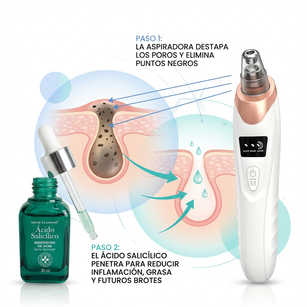 Extractor de impurezas + Acido Salicilico | Combo anti-acne